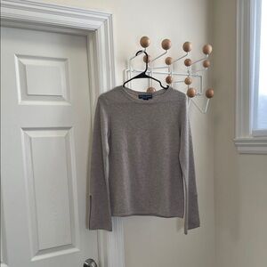 Chelsea & Theodore - Cashmere Long Sleeve Top - Cream - S